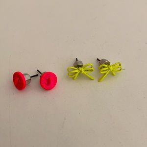 Marc by Marc Jacobs Neon Earring bundle